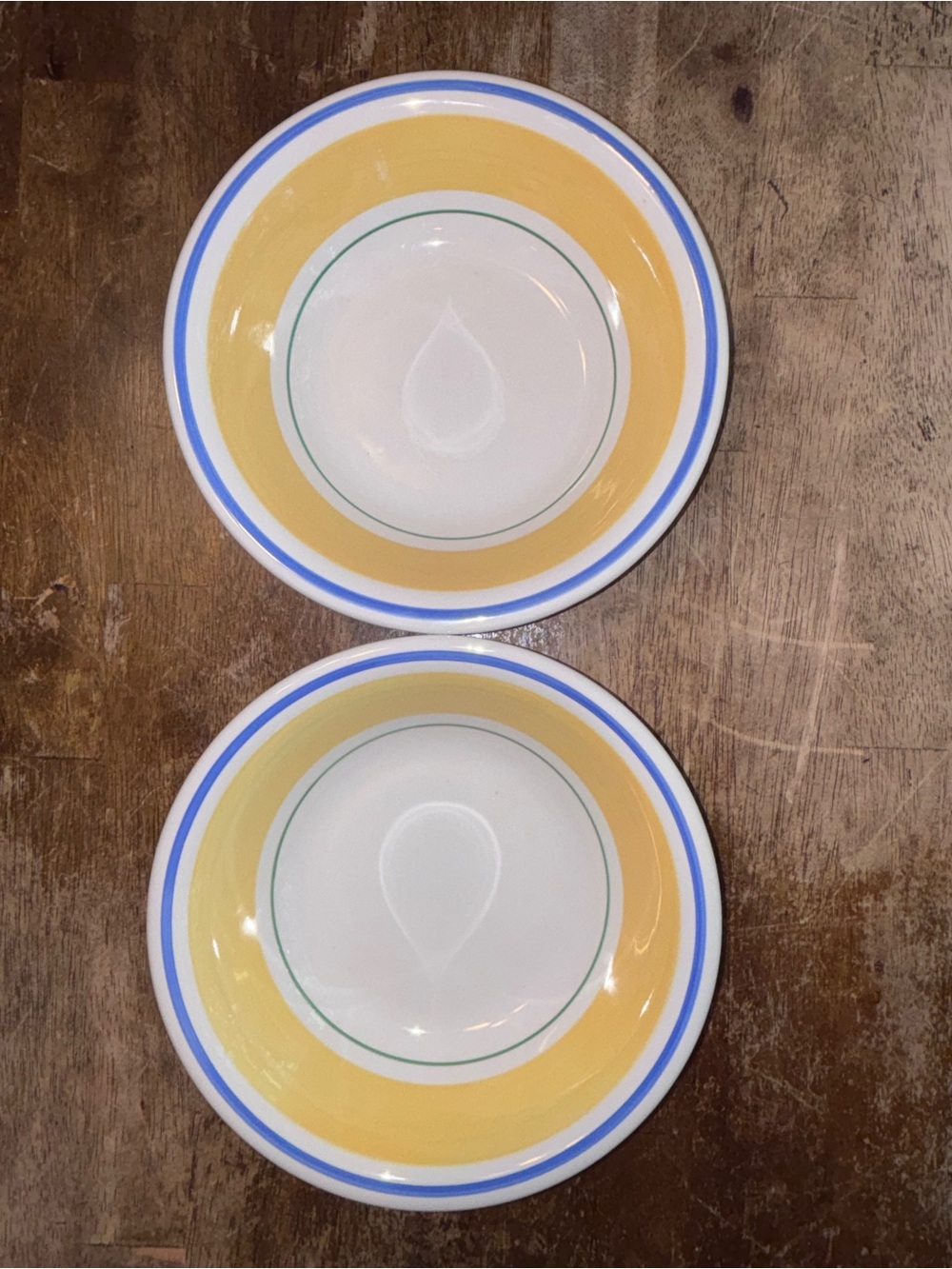 MAXAM Mediterranean 8" Individual Pasta Bowls Set of 2 Made in Italy